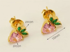 HY Wholesale Jewelry Earrings 316L Stainless Steel Earrings Jewelry-HY0082E0337