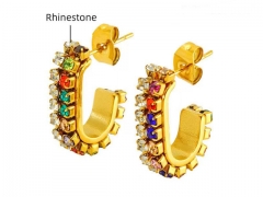 HY Wholesale Jewelry Earrings 316L Stainless Steel Earrings Jewelry-HY0082E0487