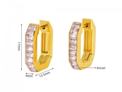 HY Wholesale Jewelry Earrings 316L Stainless Steel Earrings Jewelry-HY0082E0217