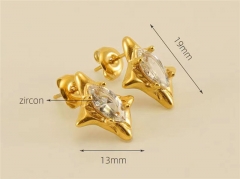 HY Wholesale Jewelry Earrings 316L Stainless Steel Earrings Jewelry-HY0082E0149