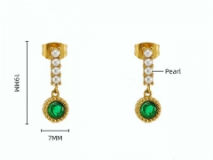 HY Wholesale Jewelry Earrings 316L Stainless Steel Earrings Jewelry-HY0082E0485