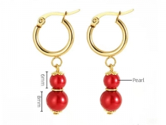 HY Wholesale Jewelry Earrings 316L Stainless Steel Earrings Jewelry-HY0082E0657