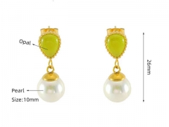 HY Wholesale Jewelry Earrings 316L Stainless Steel Earrings Jewelry-HY0082E0464