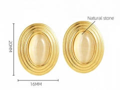 HY Wholesale Jewelry Earrings 316L Stainless Steel Earrings Jewelry-HY0082E0651