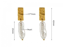 HY Wholesale Jewelry Earrings 316L Stainless Steel Earrings Jewelry-HY0082E0437