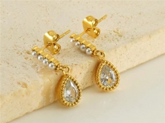 HY Wholesale Jewelry Earrings 316L Stainless Steel Earrings Jewelry-HY0082E0325