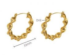 HY Wholesale Jewelry Earrings 316L Stainless Steel Earrings Jewelry-HY0082E0098