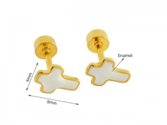 HY Wholesale Jewelry Earrings 316L Stainless Steel Earrings Jewelry-HY0082E0313