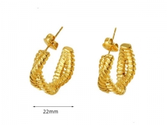 HY Wholesale Jewelry Earrings 316L Stainless Steel Earrings Jewelry-HY0082E0480