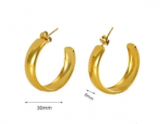 HY Wholesale Jewelry Earrings 316L Stainless Steel Earrings Jewelry-HY0082E0481