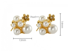 HY Wholesale Jewelry Earrings 316L Stainless Steel Earrings Jewelry-HY0082E0246