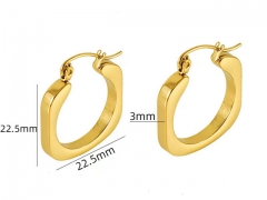 HY Wholesale Jewelry Earrings 316L Stainless Steel Earrings Jewelry-HY0082E0508