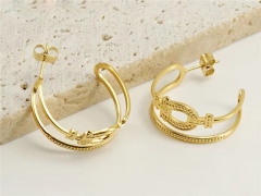 HY Wholesale Jewelry Earrings 316L Stainless Steel Earrings Jewelry-HY0082E0530