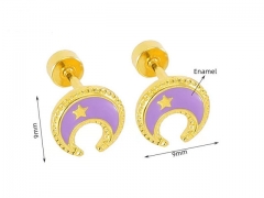 HY Wholesale Jewelry Earrings 316L Stainless Steel Earrings Jewelry-HY0082E0478