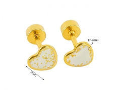 HY Wholesale Jewelry Earrings 316L Stainless Steel Earrings Jewelry-HY0082E0557