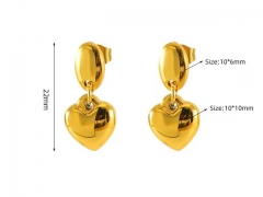 HY Wholesale Jewelry Earrings 316L Stainless Steel Earrings Jewelry-HY0082E0574