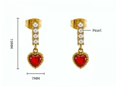 HY Wholesale Jewelry Earrings 316L Stainless Steel Earrings Jewelry-HY0082E0327