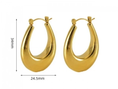 HY Wholesale Jewelry Earrings 316L Stainless Steel Earrings Jewelry-HY0082E0118