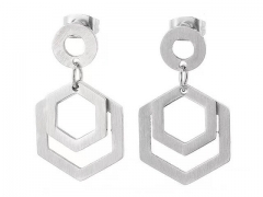 HY Wholesale Jewelry Earrings 316L Stainless Steel Earrings Jewelry-HY0151E0457