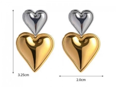 HY Wholesale Jewelry Earrings 316L Stainless Steel Earrings Jewelry-HY0151E0564