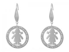 HY Wholesale Jewelry Earrings 316L Stainless Steel Earrings Jewelry-HY0151E1053