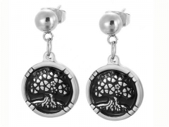 HY Wholesale Jewelry Earrings 316L Stainless Steel Earrings Jewelry-HY0151E0344