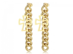 HY Wholesale Jewelry Earrings 316L Stainless Steel Earrings Jewelry-HY0151E0934