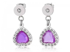 HY Wholesale Jewelry Earrings 316L Stainless Steel Earrings Jewelry-HY0151E0369