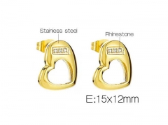 HY Wholesale Jewelry Earrings 316L Stainless Steel Earrings Jewelry-HY0151E0063