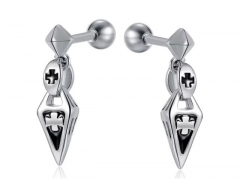 HY Wholesale Jewelry Popular Earrings 316L Stainless Steel Earrings Jewelry-HY0157E0188