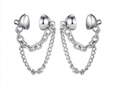 HY Wholesale Jewelry Popular Earrings 316L Stainless Steel Earrings Jewelry-HY0157E0101