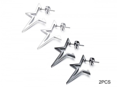 HY Wholesale Jewelry Popular Earrings 316L Stainless Steel Earrings Jewelry-HY0157E0200