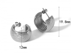 HY Wholesale Jewelry Popular Earrings 316L Stainless Steel Earrings Jewelry-HY0158E0382