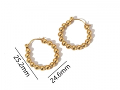 HY Wholesale Jewelry Popular Earrings 316L Stainless Steel Earrings Jewelry-HY0158E0099