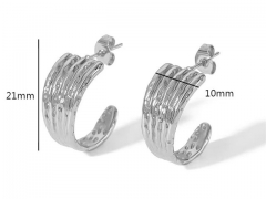 HY Wholesale Jewelry Popular Earrings 316L Stainless Steel Earrings Jewelry-HY0158E0701