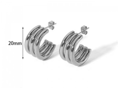 HY Wholesale Jewelry Popular Earrings 316L Stainless Steel Earrings Jewelry-HY0158E0241