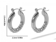 HY Wholesale Jewelry Popular Earrings 316L Stainless Steel Earrings Jewelry-HY0158E0534