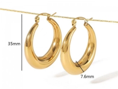 HY Wholesale Jewelry Popular Earrings 316L Stainless Steel Earrings Jewelry-HY0158E0754