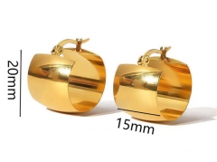 HY Wholesale Jewelry Popular Earrings 316L Stainless Steel Earrings Jewelry-HY0158E0525