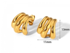 HY Wholesale Jewelry Popular Earrings 316L Stainless Steel Earrings Jewelry-HY0158E0450