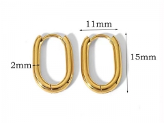 HY Wholesale Jewelry Popular Earrings 316L Stainless Steel Earrings Jewelry-HY0158E0256