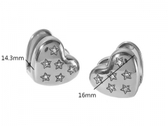 HY Wholesale Jewelry Popular Earrings 316L Stainless Steel Earrings Jewelry-HY0158E0479