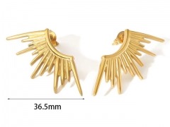 HY Wholesale Jewelry Popular Earrings 316L Stainless Steel Earrings Jewelry-HY0158E0732