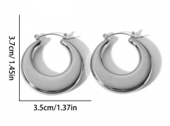 HY Wholesale Jewelry Popular Earrings 316L Stainless Steel Earrings Jewelry-HY0158E0695