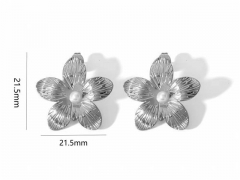 HY Wholesale Jewelry Popular Earrings 316L Stainless Steel Earrings Jewelry-HY0158E0051