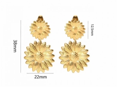 HY Wholesale Jewelry Popular Earrings 316L Stainless Steel Earrings Jewelry-HY0158E0048