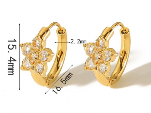 HY Wholesale Jewelry Popular Earrings 316L Stainless Steel Earrings Jewelry-HY0158E0658