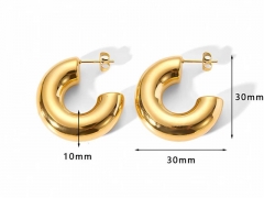 HY Wholesale Jewelry Popular Earrings 316L Stainless Steel Earrings Jewelry-HY0158E0057