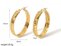 HY Wholesale Jewelry Popular Earrings 316L Stainless Steel Earrings Jewelry-HY0158E0578