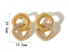 HY Wholesale Jewelry Popular Earrings 316L Stainless Steel Earrings Jewelry-HY0158E0207